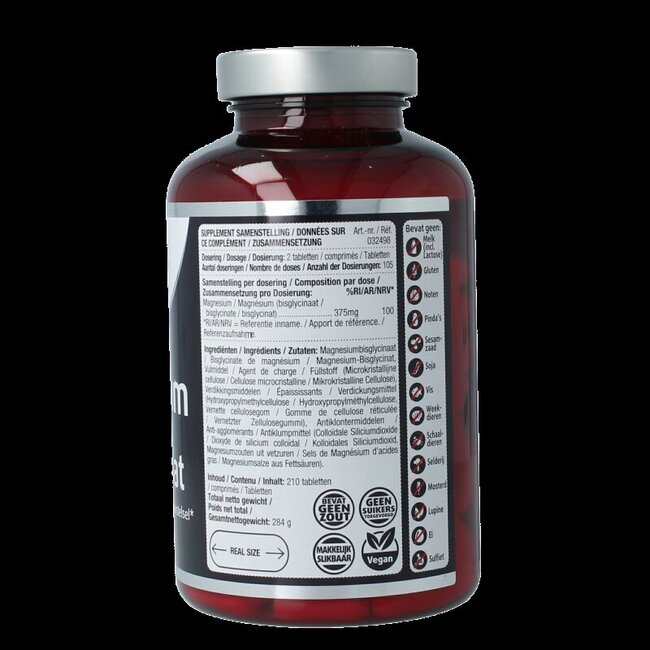 Lucovitaal Magnésium bisglycinate 375mg 210 Comprimés