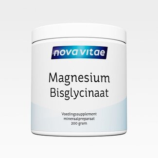 Nova Vitae Nova Vitae Magnesium bisglycinaat poeder 200 Gram