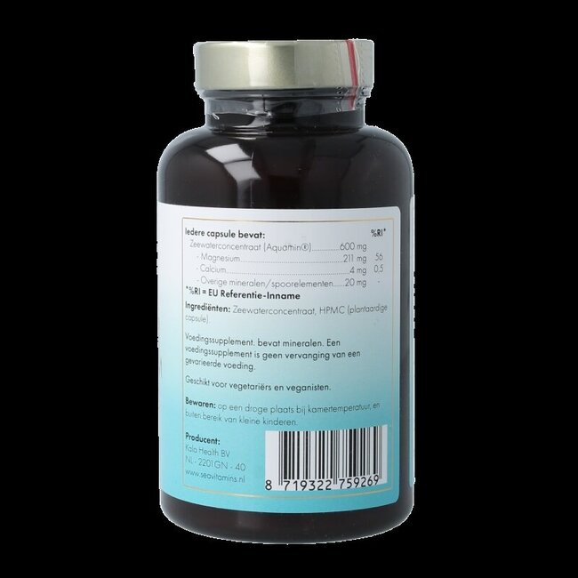 Liever Gezond Aquamin magnesium 90 Vegetarische capsules