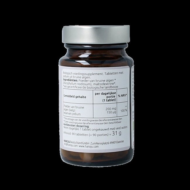 Hanoju Organische kelp 90 Tabletten