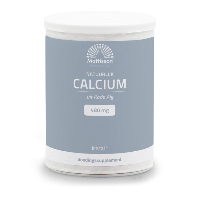 Mattisson Natuurlijk calcium icecal 480mg 60 Capsules