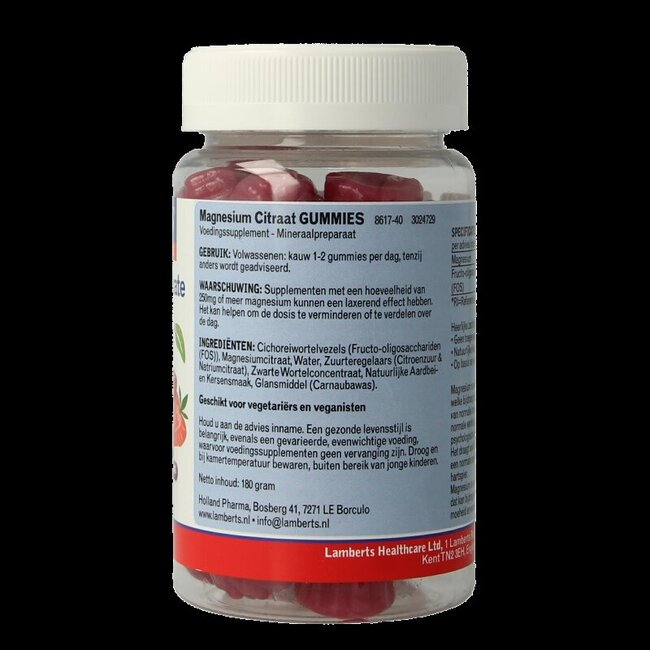 Lamberts Magnesium citraat 40 Gummies