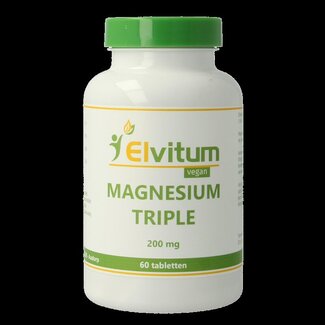 Elvitum Elvitum Magnésium Triple 200 mg 60 comprimés
