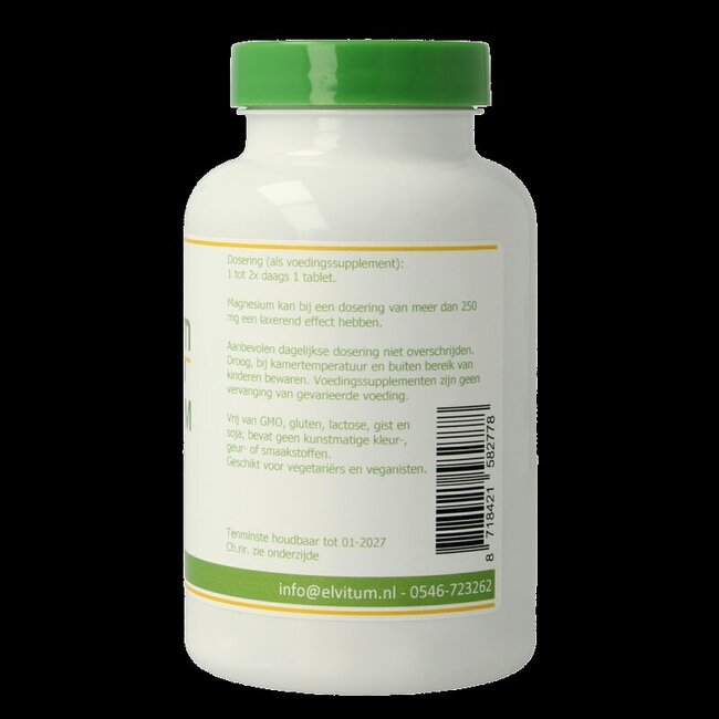 Elvitum Magnésium Triple 200 mg 60 comprimés