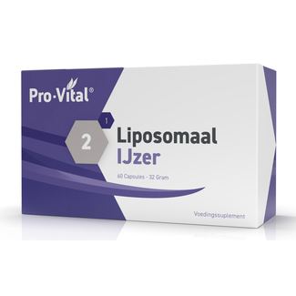 Pro-Vital Pro-Vital Liposomaal ijzer 60 Capsules