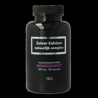 APB Holland APB Holland Zuiver calcium natuurlijk complex 500mg 120 Capsules