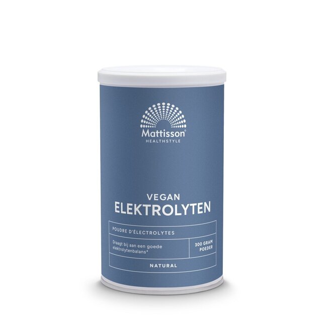 Mattisson Elektrolyten poeder naturel vegan 300 Gram