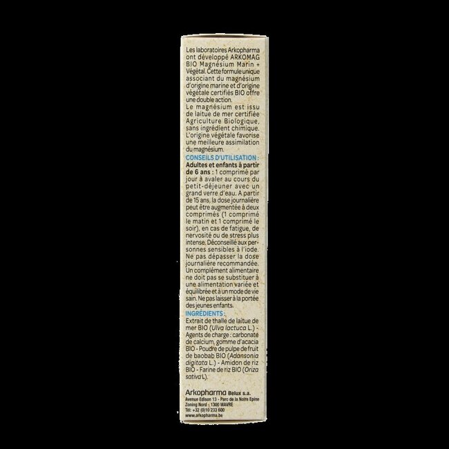 Arkovital Magnésium bio 30 Comprimés