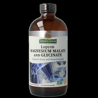Natures Answer Natures Answer Vloeibaar magnesium malaat & bisglycinaat 480 Milliliter