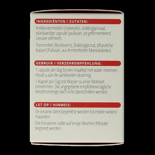 Vitals Zink 15mg 100 Capsules