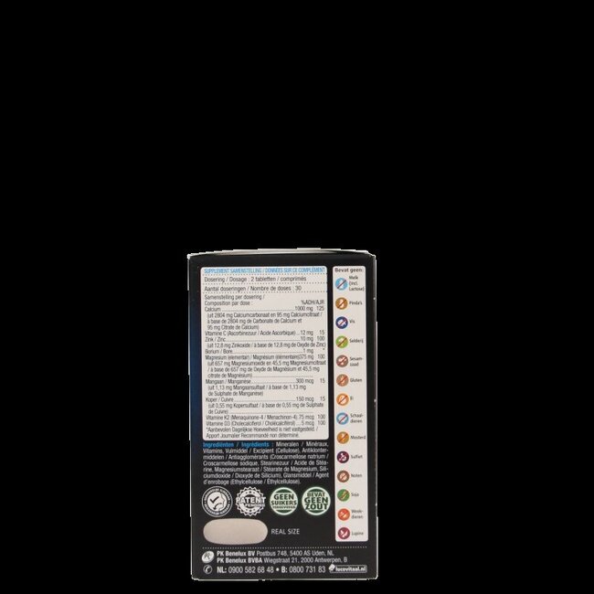 Lucovitaal Calcium Magnésium Formule Osseuse 60 Comprimés