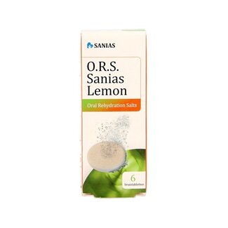 Sanias Sanias ORS lemon bruistablet 6 Stuks