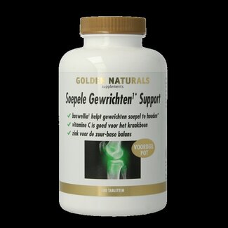 Golden Naturals Golden Naturals Soepele gewrichten support 180 Tabletten