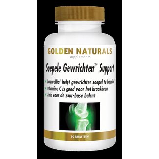 Golden Naturals Golden Naturals Soepele gewrichten support 60 Tabletten