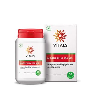 Vitals Vitals Magnesiumbisglycinaat 100 mg 60 Tabletten