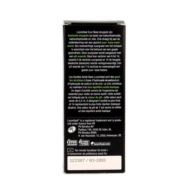 Lucovitaal Zuurbase druppels 30 Milliliter