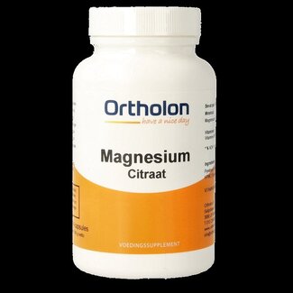 Ortholon Ortholon Magnesium citraat 120 Vegetarische capsules
