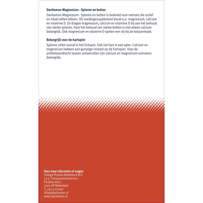 Davitamon Magnesium spieren en botten 42 Tabletten