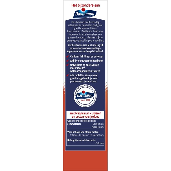 Davitamon Magnesium spieren en botten 42 Tabletten