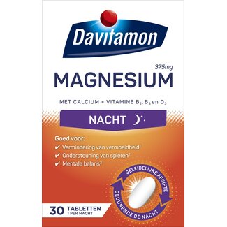 Davitamon Davitamon Magnesium speciaal voor de nacht 30 Tabletten