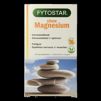 Fytostar Fytostar Magnesium chew kauwtabletten 45 Kauwtabletten