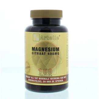 Artelle Artelle Magnesium citraat elementair 100 Tabletten
