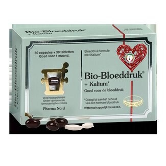 Pharma Nord Pharma Nord Bio bloeddruk & kalium tabletten en capsules 90 Stuks