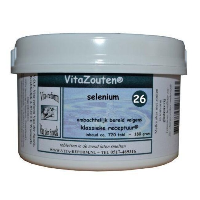 Vitazouten Selenium VitaZout nr. 26 720 Tabletten