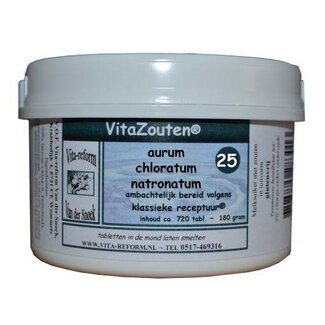 Vitazouten Vitazouten Aurum chlor. natronatum VitaZout nr. 25 720 Tabletten