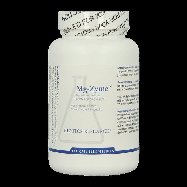 Biotics MG zyme 100mg 100 Capsules