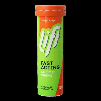 Lift Lift Sinaasappel meeneembuisje 10 Tabletten