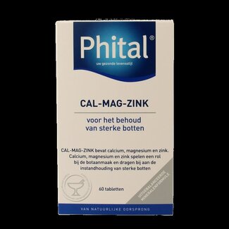 Phital Phital Cal mag zink 60 Tabletten
