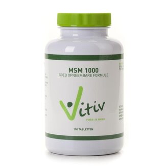 Vitiv Vitiv MSM 1000 mg 100 comprimés