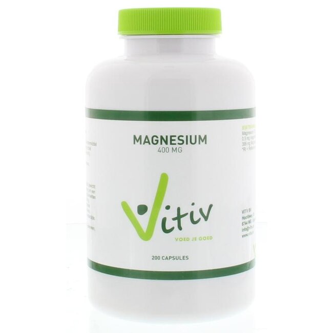 Vitiv Magnesium 400mg 200 Capsules