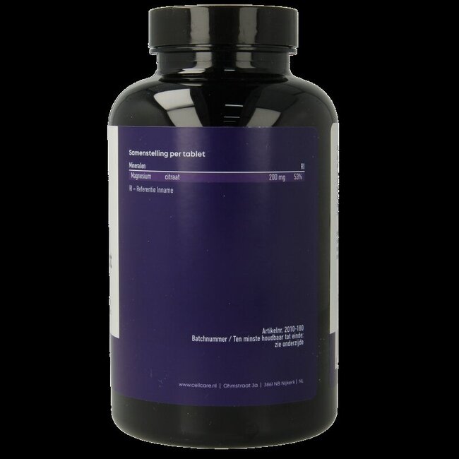 CellCare Magnésium 200 mg élémentaire 180 comprimés