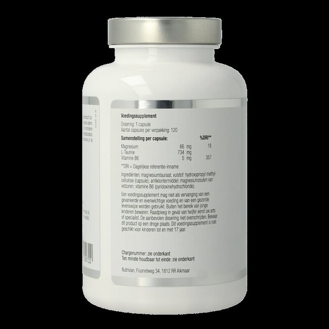 Nutrivian Taurate de Magnésium B6 120 Gélules