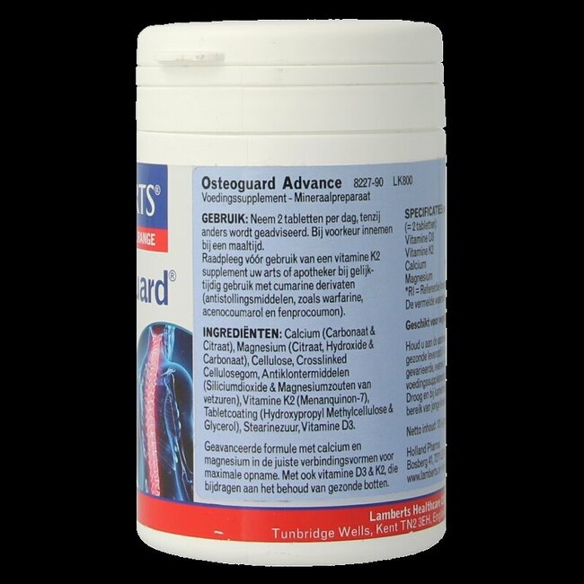 Lamberts Osteoguard Advance 90 comprimés