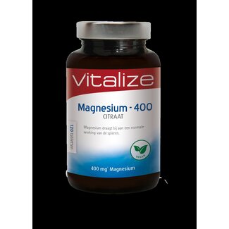 Vitalize Vitalize Magnesium 400 citraat 120 Tabletten