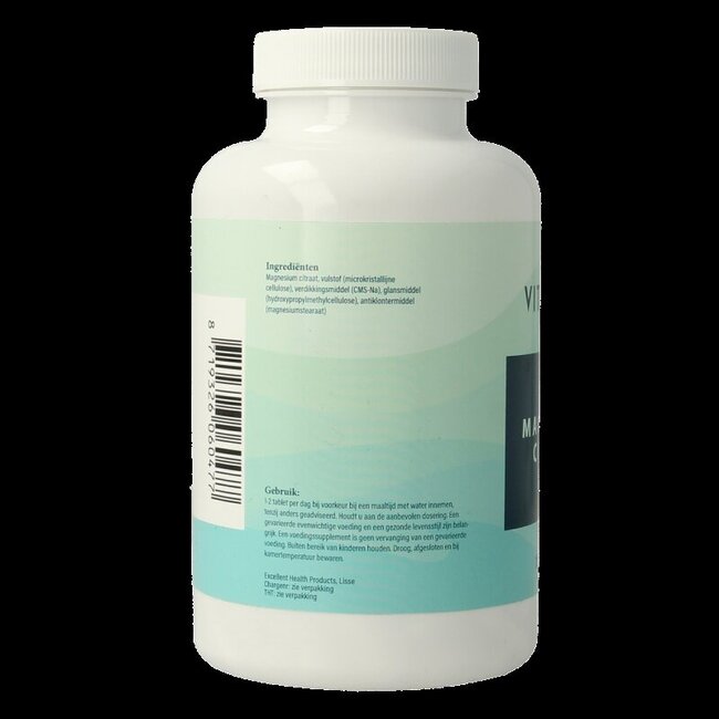 Vitacura Magnesium citraat 200 mg 180 Tabletten