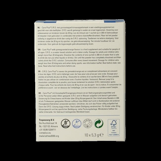 Care Plus SRO grenade orange 10 sachets