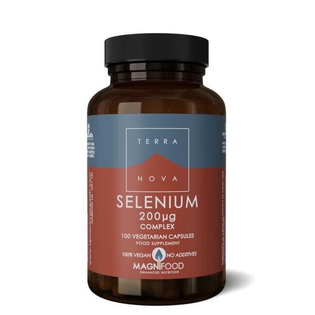 Terranova Selenium 200mcg complex 100 Vegetarische capsules
