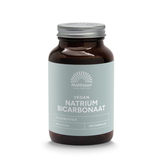 Mattisson Natriumbicarbonaat (zuiveringszout) 800mg 120 Capsules
