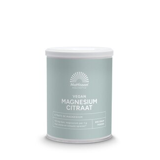 Mattisson Mattisson Magnesium citraat poeder 200 Gram
