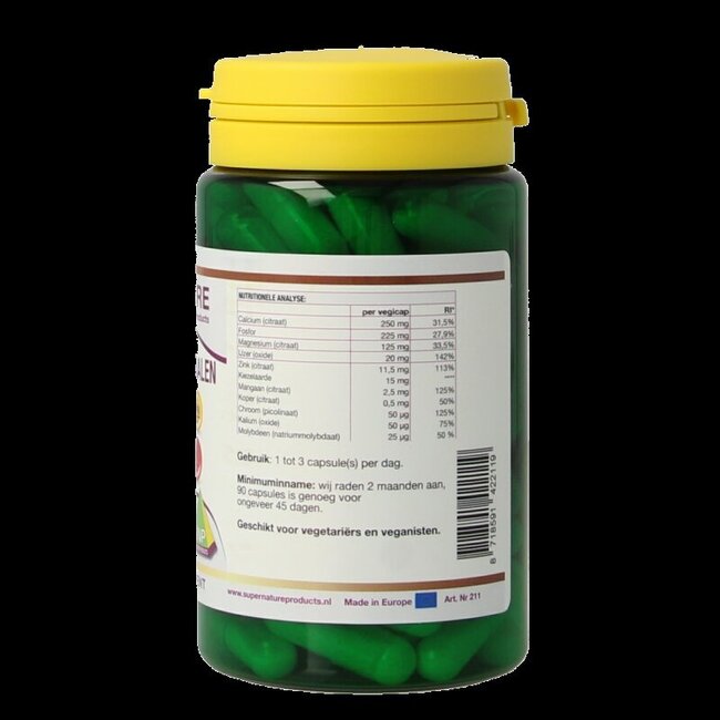 SNP Super multi mineralen 650mg puur 90 Vegetarische capsules