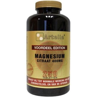 Artelle Artelle Magnesium citraat elementair 250 Tabletten