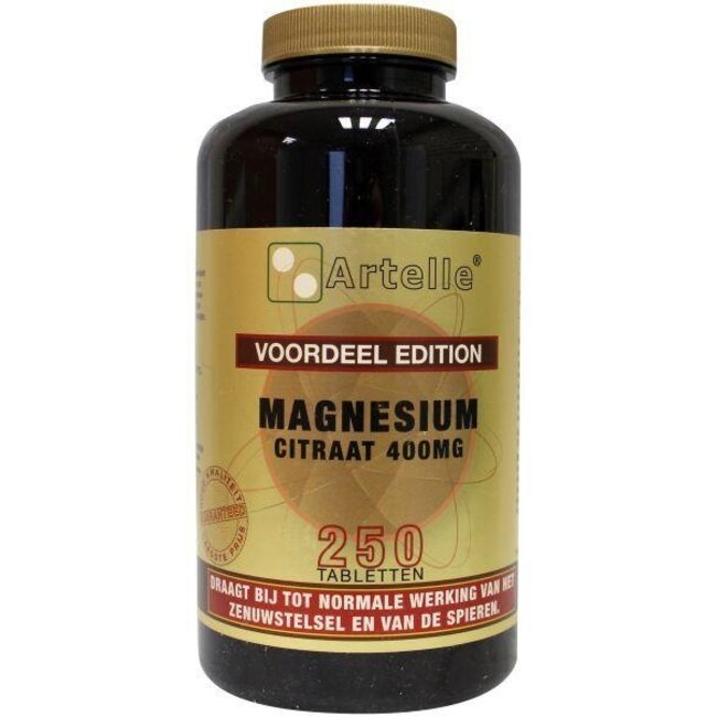 Artelle Magnesium citraat elementair 250 Tabletten
