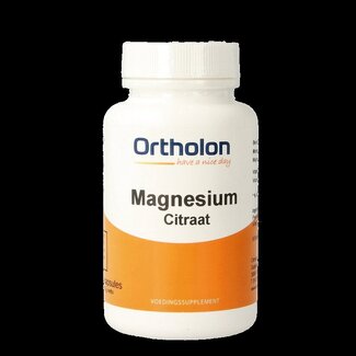 Ortholon Ortholon Magnesium citraat 60 Vegetarische capsules