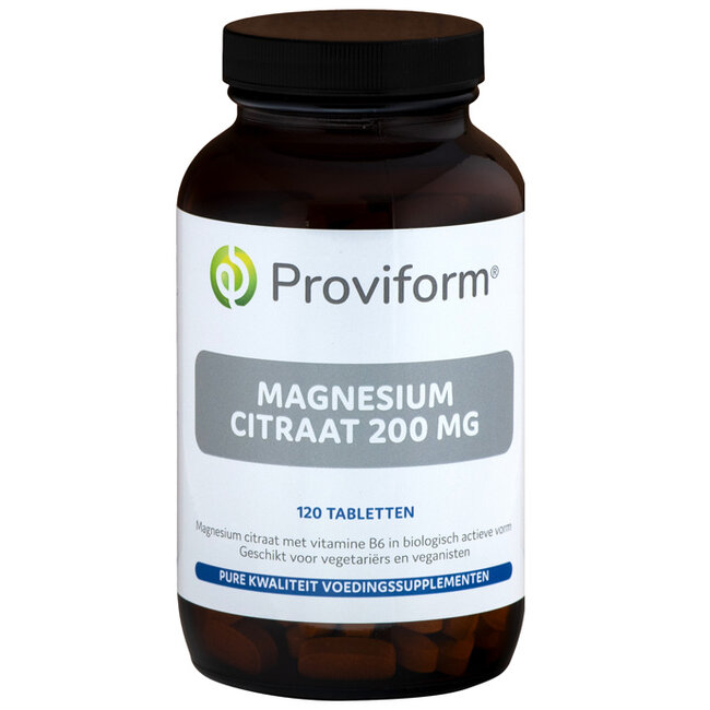 Proviform Magnesium citraat 200 mg & B6 120 Tabletten