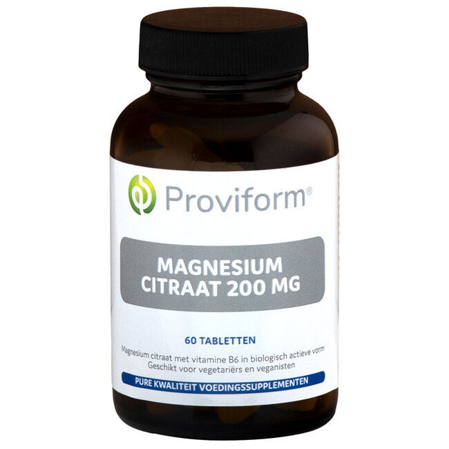 Proviform Magnesium citraat 200 mg & B6 60 Tabletten