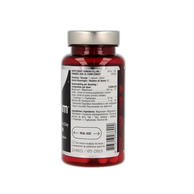 Lucovitaal Magnésium 400 avec B6 et L-Tryptophane 60 Gélules